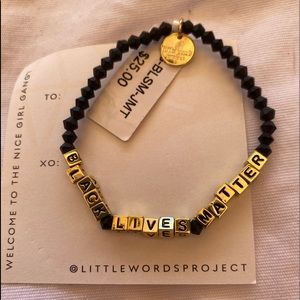 Little Words Project “Black Lives Matter “ Stretch Bracelet